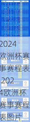 2024欧洲杯赛事赛程表,2024欧洲杯赛事赛程表图片