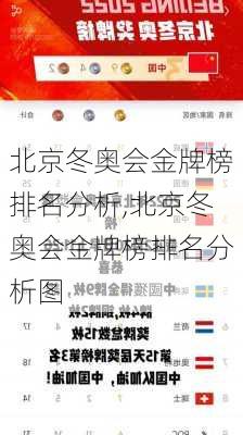 北京冬奥会金牌榜排名分析,北京冬奥会金牌榜排名分析图