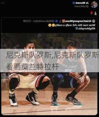 尼克斯队罗斯,尼克斯队罗斯看贾莫兰特拉杆
