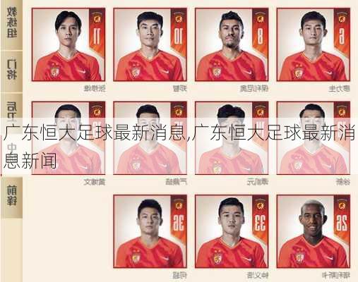 广东恒大足球最新消息,广东恒大足球最新消息新闻