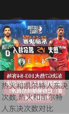 热火和凯尔特人东决次数,热火和凯尔特人东决次数对比