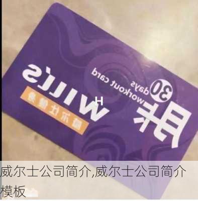 威尔士公司简介,威尔士公司简介模板
