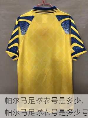 帕尔马足球衣号是多少,帕尔马足球衣号是多少号