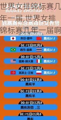 世界女排锦标赛几年一届,世界女排锦标赛几年一届啊