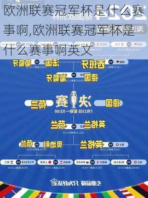 欧洲联赛冠军杯是什么赛事啊,欧洲联赛冠军杯是什么赛事啊英文