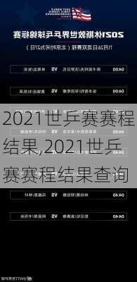2021世乒赛赛程结果,2021世乒赛赛程结果查询