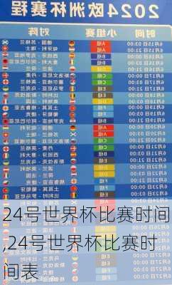 24号世界杯比赛时间,24号世界杯比赛时间表