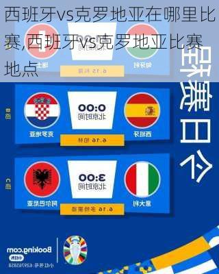 西班牙vs克罗地亚在哪里比赛,西班牙vs克罗地亚比赛地点