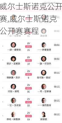 威尔士斯诺克公开赛,威尔士斯诺克公开赛赛程