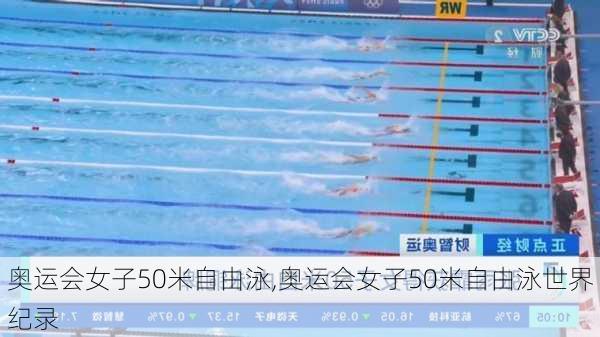 奥运会女子50米自由泳,奥运会女子50米自由泳世界纪录