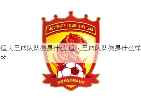 恒大足球队队徽是什么,恒大足球队队徽是什么样的