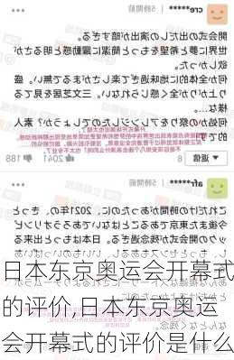 日本东京奥运会开幕式的评价,日本东京奥运会开幕式的评价是什么