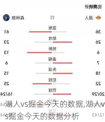 湖人vs掘金今天的数据,湖人vs掘金今天的数据分析