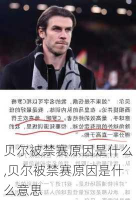 贝尔被禁赛原因是什么,贝尔被禁赛原因是什么意思