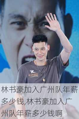 林书豪加入广州队年薪多少钱,林书豪加入广州队年薪多少钱啊