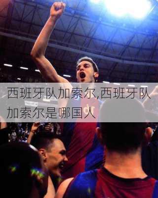 西班牙队加索尔,西班牙队加索尔是哪国人
