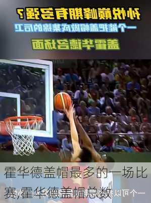 霍华德盖帽最多的一场比赛,霍华德盖帽总数