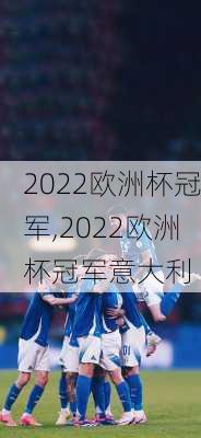 2022欧洲杯冠军,2022欧洲杯冠军意大利