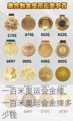 一百米奥运会金牌,一百米奥运会金牌多少钱
