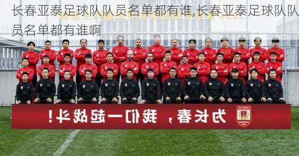 长春亚泰足球队队员名单都有谁,长春亚泰足球队队员名单都有谁啊
