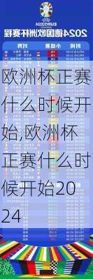 欧洲杯正赛什么时候开始,欧洲杯正赛什么时候开始2024