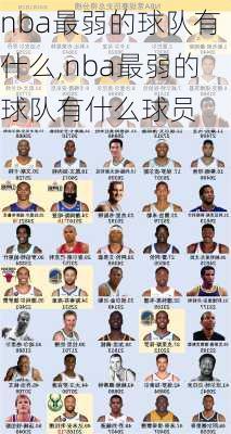 nba最弱的球队有什么,nba最弱的球队有什么球员