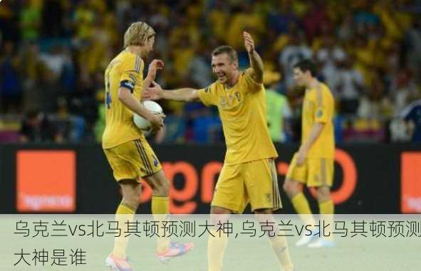 乌克兰vs北马其顿预测大神,乌克兰vs北马其顿预测大神是谁
