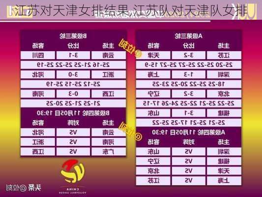 江苏对天津女排结果,江苏队对天津队女排