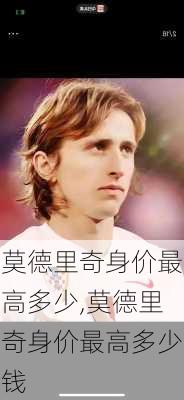 莫德里奇身价最高多少,莫德里奇身价最高多少钱