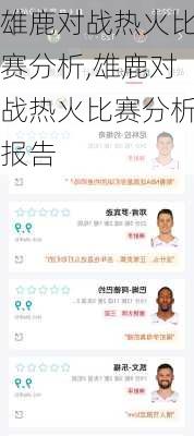 雄鹿对战热火比赛分析,雄鹿对战热火比赛分析报告