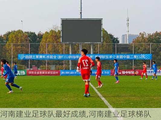 河南建业足球队最好成绩,河南建业足球梯队