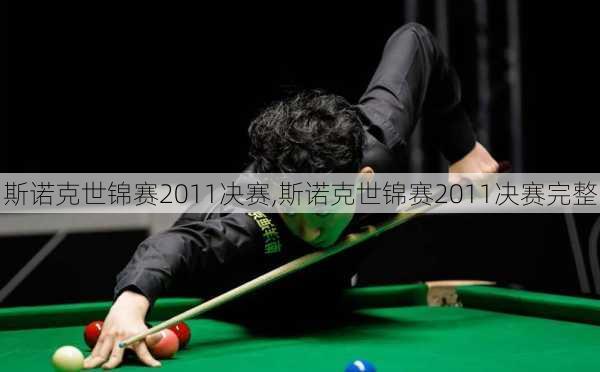 斯诺克世锦赛2011决赛,斯诺克世锦赛2011决赛完整