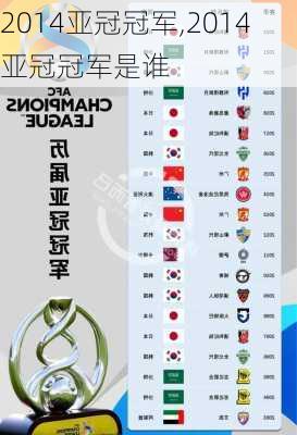 2014亚冠冠军,2014亚冠冠军是谁