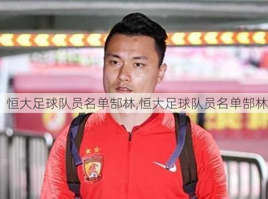 恒大足球队员名单郜林,恒大足球队员名单郜林