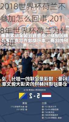 2018世界杯荷兰不参加怎么回事,2018年世界杯荷兰为什么没进
