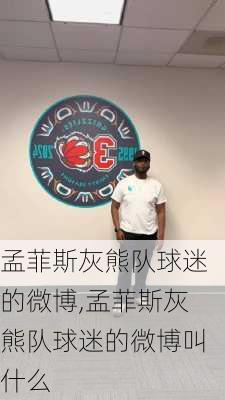 孟菲斯灰熊队球迷的微博,孟菲斯灰熊队球迷的微博叫什么