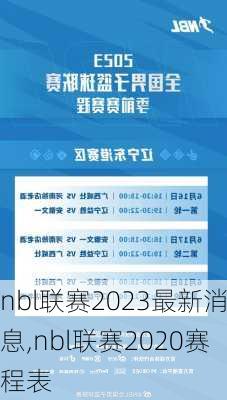 nbl联赛2023最新消息,nbl联赛2020赛程表