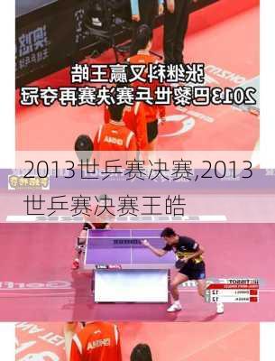 2013世乒赛决赛,2013世乒赛决赛王皓