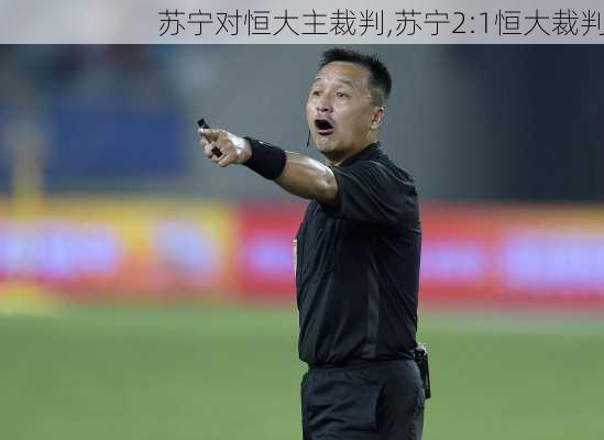 苏宁对恒大主裁判,苏宁2:1恒大裁判