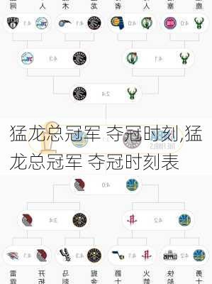 猛龙总冠军 夺冠时刻,猛龙总冠军 夺冠时刻表