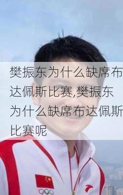 樊振东为什么缺席布达佩斯比赛,樊振东为什么缺席布达佩斯比赛呢