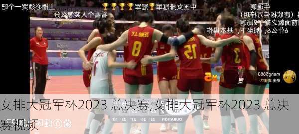 女排大冠军杯2023 总决赛,女排大冠军杯2023 总决赛视频