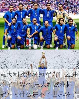 意大利欧洲杯冠军为什么进不了世界杯,意大利欧洲杯冠军为什么进不了世界杯了