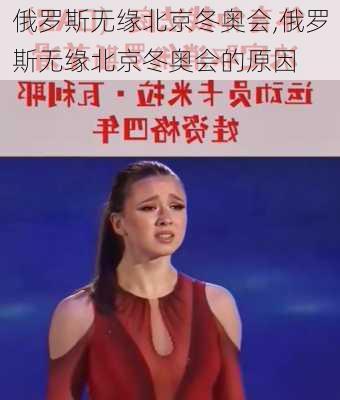 俄罗斯无缘北京冬奥会,俄罗斯无缘北京冬奥会的原因