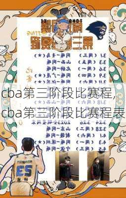 cba第三阶段比赛程,cba第三阶段比赛程表