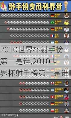 2010世界杯射手榜第一是谁,2010世界杯射手榜第一是谁啊