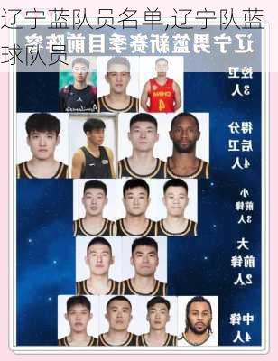 辽宁蓝队员名单,辽宁队蓝球队员