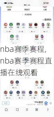 nba赛季赛程,nba赛季赛程直播在线观看