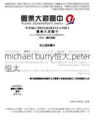 michael burry恒大,peter恒大