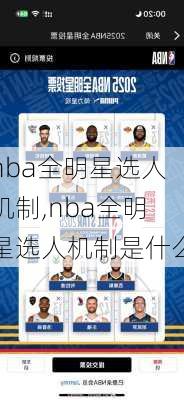 nba全明星选人机制,nba全明星选人机制是什么